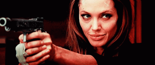 Angelina Jolie Gun GIF - Angelina Jolie Gun GIFs