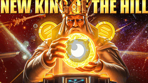 a poster for new king of the hill shows a man in a crown