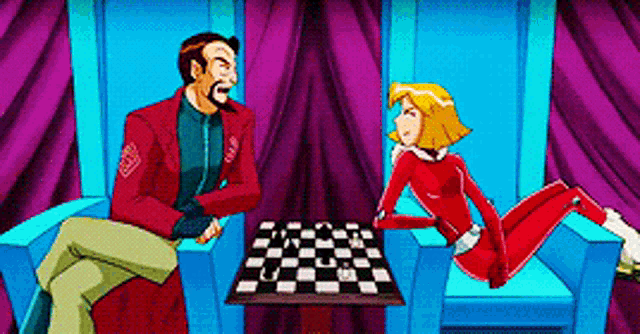 Totally Spies Chess GIF - Totally Spies Chess Playing Chess GIFs
