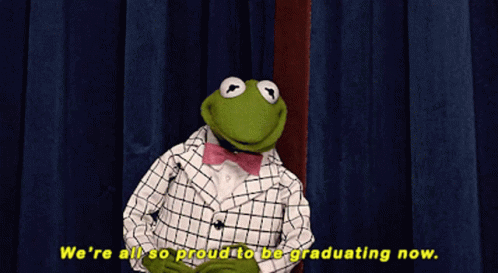 Kermit Were All So Proud To Be Graduating Now GIF - Kermit Were All So Proud To Be Graduating Now Graduating GIFs