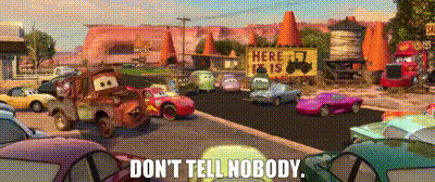 Cars 2 Tow Mater GIF - Cars 2 Tow Mater Dont Tell Nobody GIFs