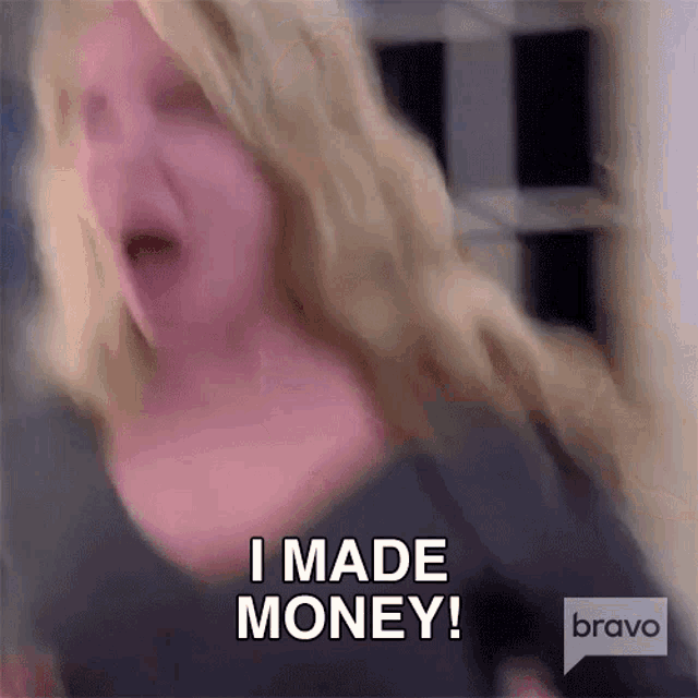 I Made Money Real Housewives Of New York GIF - I Made Money Real Housewives Of New York Im A Money Maker GIFs