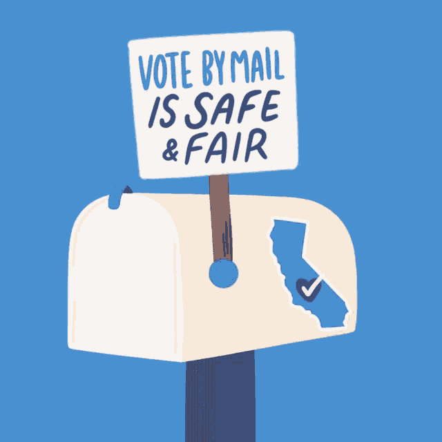 Vote By Mail Is Safe And Fair Ca Recall GIF - Vote By Mail Is Safe And Fair Ca Recall Voting GIFs