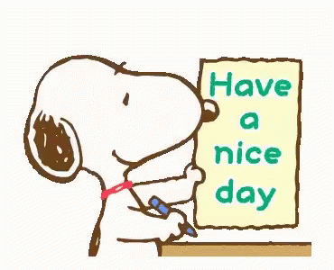Snoopy Cute GIF - Snoopy Cute Have A Nice Day GIFs
