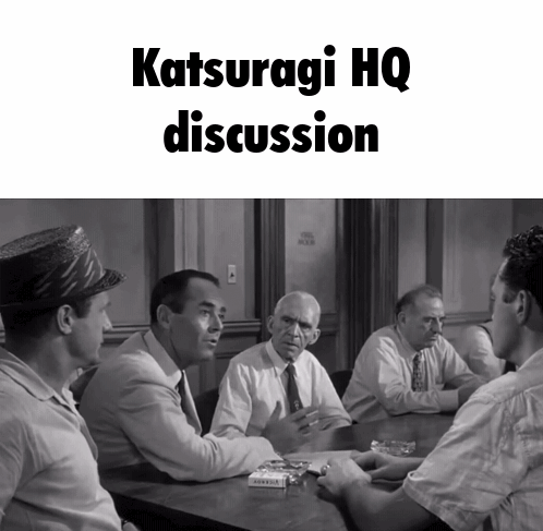 Katsuragi Hq Discussion GIF - Katsuragi Hq Discussion 12 Angry Men GIFs