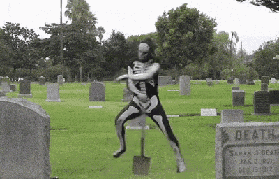Skeleton Dance GIF - Skeleton Dance Shovel GIFs