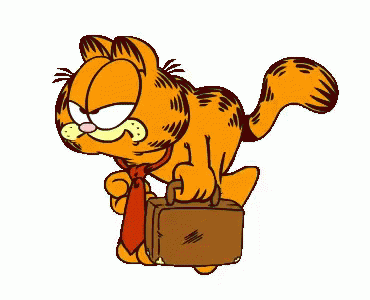 Garfield Grumpy GIF - Garfield Grumpy Tired GIFs