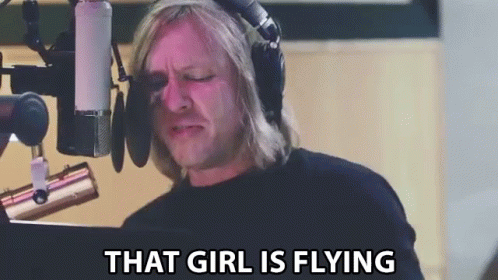 That Girl Is Flying Shes Flying GIF - That Girl Is Flying That Girl Shes Flying GIFs