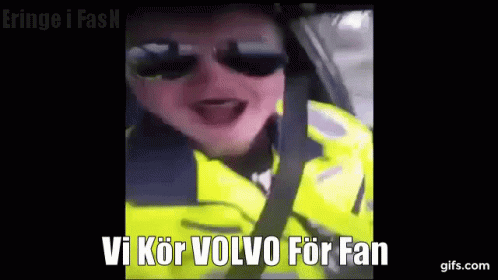 Vi Kor Volvo For Fan GIF - Vi Kor Volvo For Fan GIFs