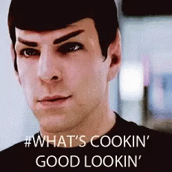 Zachary Quinto Whats Cookin Good Lookin GIF - Zachary Quinto Whats Cookin Good Lookin Star Trek GIFs