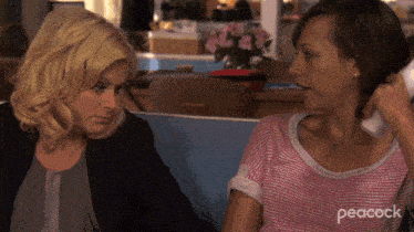 Out Of It Leslie Knope GIF - Out Of It Leslie Knope Ann Perkins GIFs