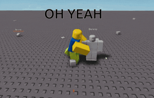a screenshot of a video game with the words oh yeah above it
