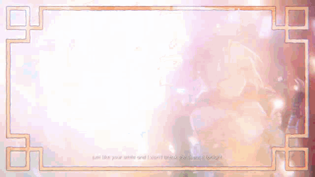 a couple of anime girls are standing next to each other and one of them says just like your smile
