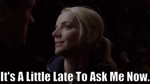 Chicago Fire Sylvie Brett GIF - Chicago Fire Sylvie Brett Its A Little Late To Ask Me Now GIFs