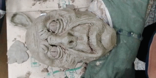 Zombie Scary Face GIF - Zombie Scary Face Sculpture GIFs