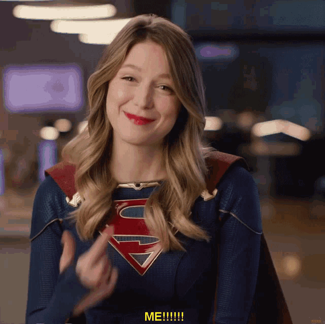 Supergirl Melissa Benoist GIF - Supergirl Melissa Benoist Me GIFs