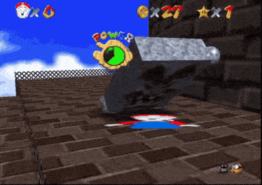 a video game with the number 27 on the top right