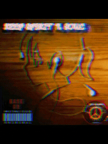 a sonic the hedgehog video with a peace sign