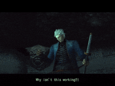 a screenshot of a video game shows a character asking is there something missing