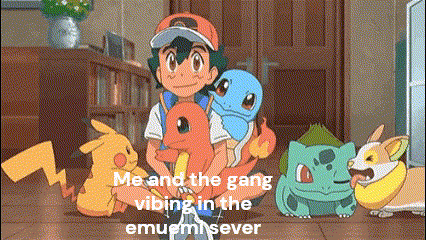 a boy is sitting on the floor with a bunch of pokemon including squirtle , pikachu , and bulbasaur .