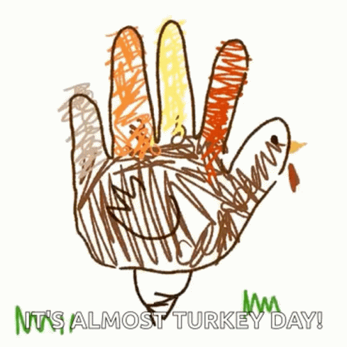 Happy Thanksgiving Hand GIF