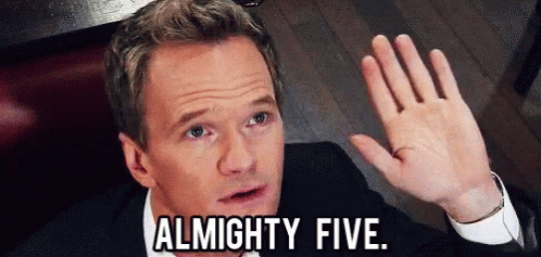 Himym Almighty GIF - Himym Almighty Five GIFs