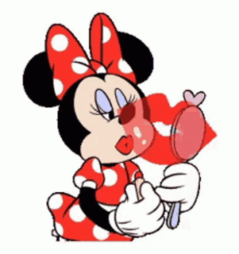 Minmie Mouse Lipstick GIF - Minmie Mouse Lipstick Kiss Mark GIFs