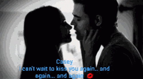 Kissing Casey GIF - Kissing Casey Icant Wait To Kiss You Again And Again GIFs
