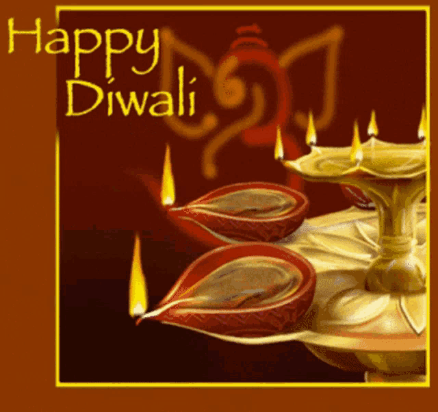 Happy Diwali Candle Light GIF - Happy Diwali Candle Light GIFs