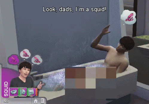 Dil Howlter GIF - Dil Howlter Sims Squid GIFs