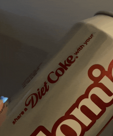 a close up of a diet coke can that says share a diet coke with your