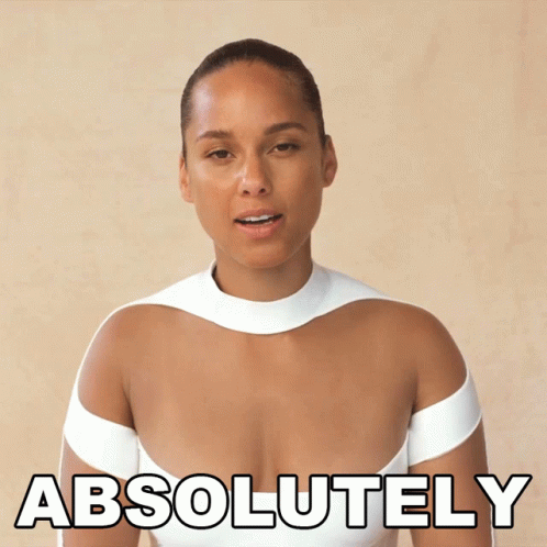 Absolutely Alicia Keys GIF - Absolutely Alicia Keys Bustle GIFs