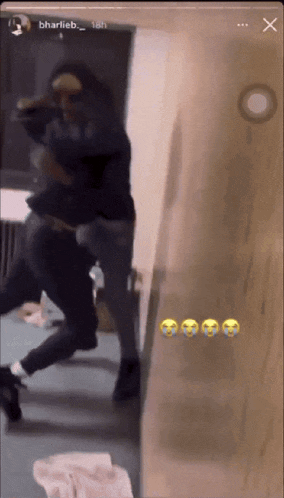 a screenshot of a video taken by a person named bharieb