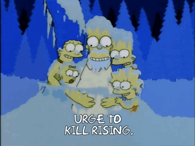The Simpsons Loop GIF - The Simpsons Loop Snow GIFs