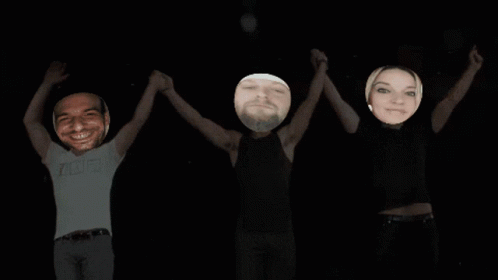Bow Smile GIF - Bow Smile Hands Up GIFs