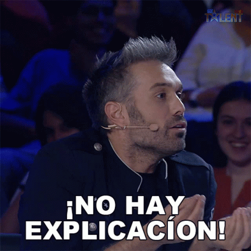 No Hay Explicacion Dani Martínez GIF - No Hay Explicacion Dani Martínez Got Talent España GIFs
