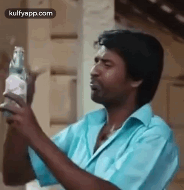Drinking Soda.Gif GIF - Drinking Soda Soori Varuthapadadha Valibar Sangam Movie GIFs