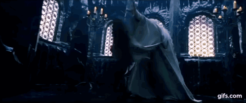 Saruman Vs Gandalf Lotr Fight GIF - Saruman Vs Gandalf Lotr Fight Gandalf Overpowered GIFs