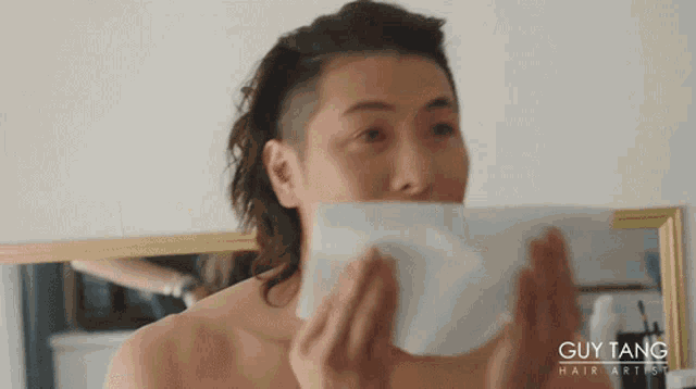 Wipe Tears Guy Tang GIF - Wipe Tears Guy Tang Tearing Out GIFs