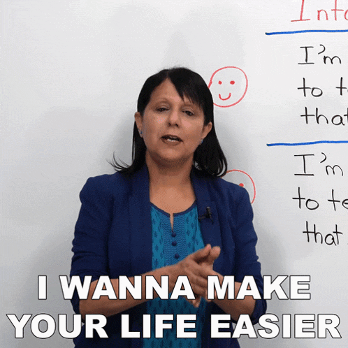 I Wanna Make Your Life Easier Rebecca GIF - I Wanna Make Your Life Easier Rebecca Engvid GIFs
