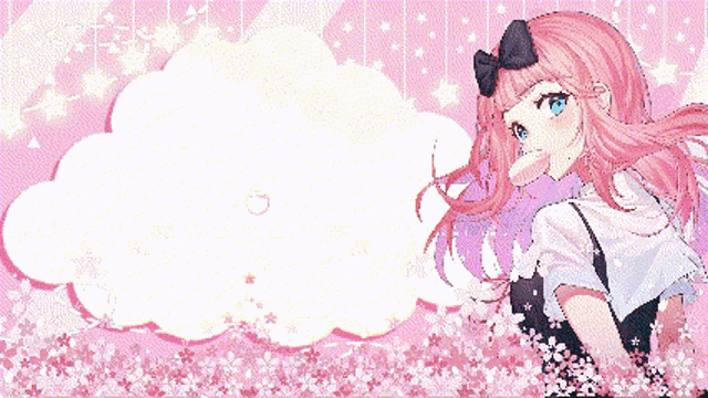a pixel art of a girl with purple hair holding a stuffed unicorn with the word cute in the corner
