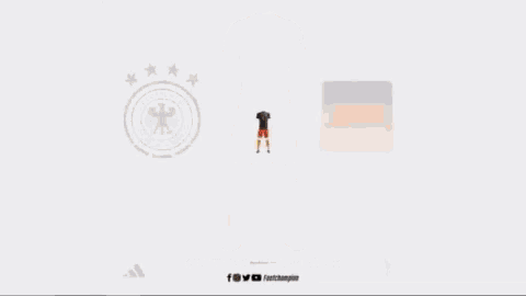 a germany world cup flag kit with the number 9 on the front