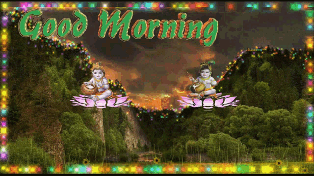 Jai Sh Krishna Good Morning GIF - Jai Sh Krishna Good Morning Flying GIFs