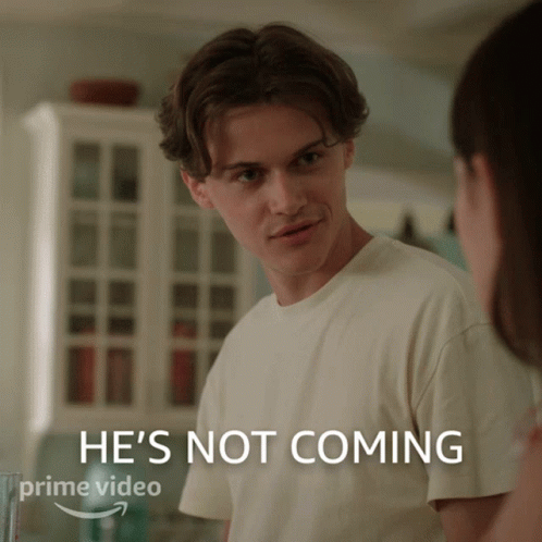 Hes Not Coming Conrad GIF - Hes Not Coming Conrad The Summer I Turned Pretty GIFs
