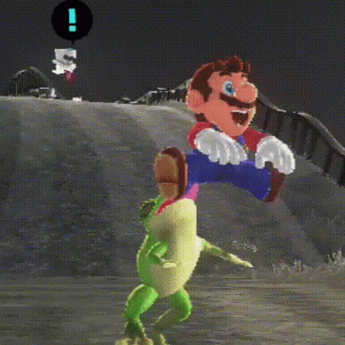 Horny Toad Horny Mario GIF - Horny Toad Horny Mario Odyssey GIFs