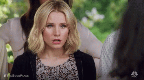 Suprised What GIF - Suprised What Kristen Bell GIFs