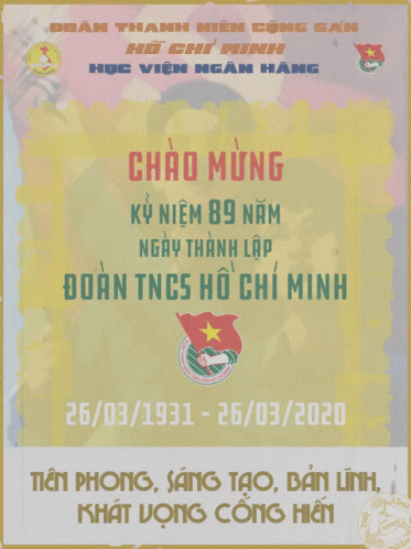 Chao Mung Ky Niem89nam Ngaythanh Lap GIF - Chao Mung Ky Niem89nam Ngaythanh Lap Doan Tncs Ho Chi Minh GIFs
