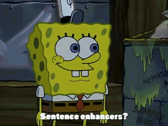 Sentence Enhancer Sponge Bob GIF - Sentence Enhancer Sponge Bob Square Pants GIFs