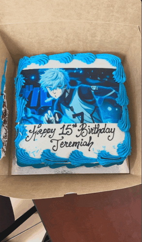 a birthday cake for a 15 year old jeremiah