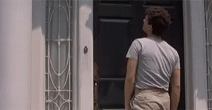 Tom Hanks Door Belll GIF - Tom Hanks Door Belll Blow Up GIFs